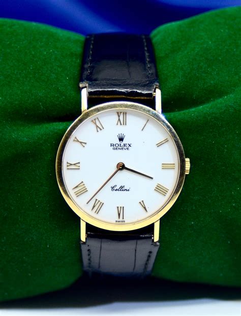 rolex geneve cellini gold|rolex geneve cellini stainless steel.